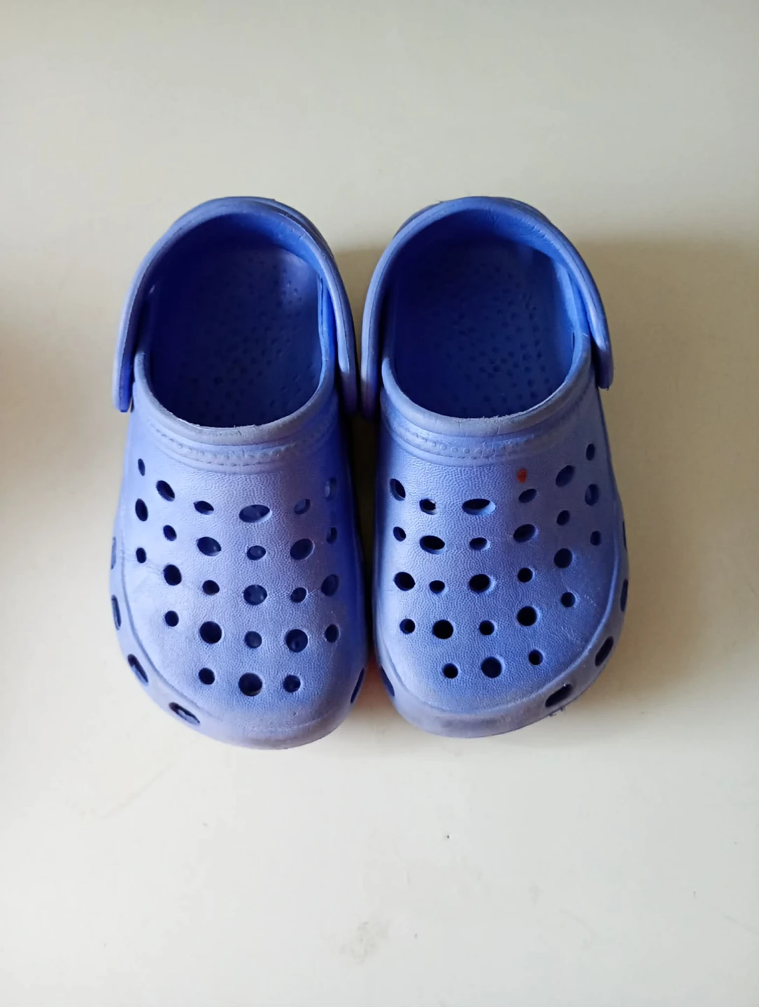 White Sneakers and Blue Crocs for toddlers - photo 3