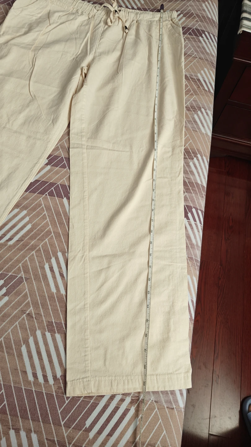 Light Yellow Drawstring Pants - photo 4