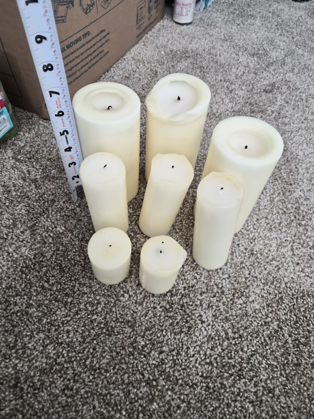 Ivory Pillar Candles (30ct) - photo 3