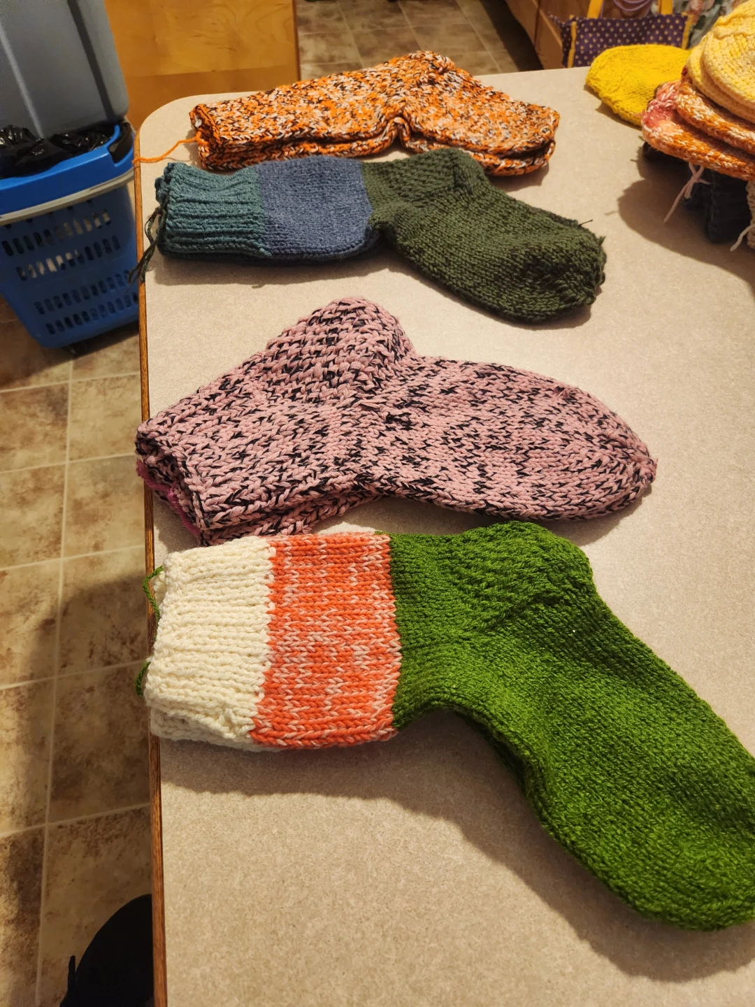 Hand-knitted Socks, Mittens, and Scrubbies - photo 5