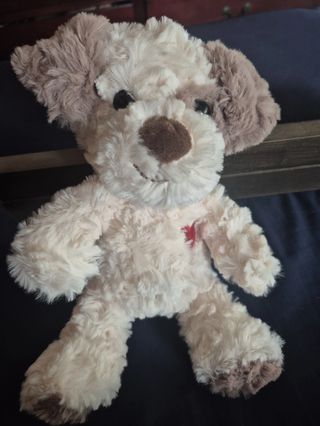 Plush stuffed animals - dog, teddy bear, pumpkin - photo 4