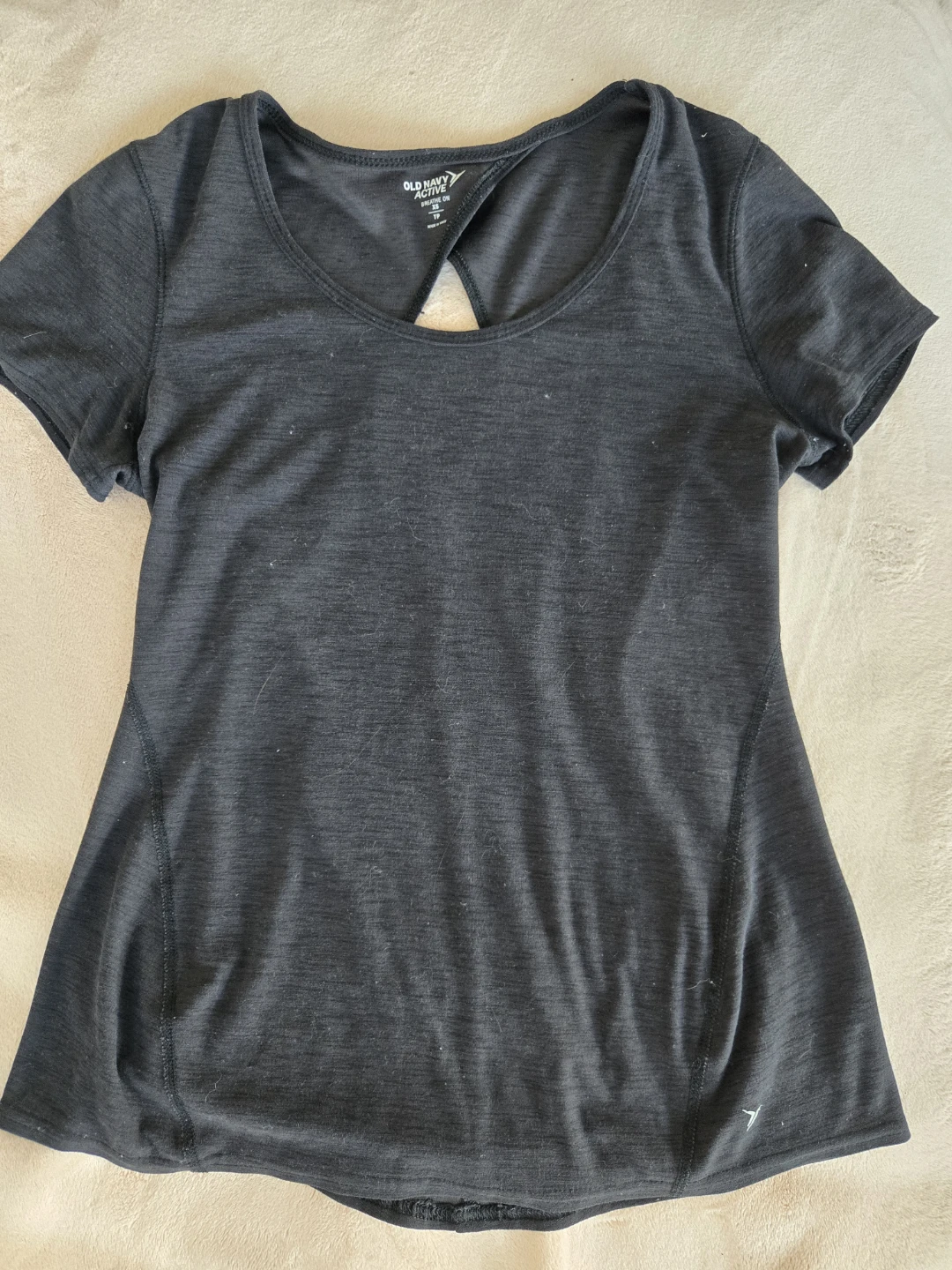 Old Navy Active Women's Black T-Shirt Size XS