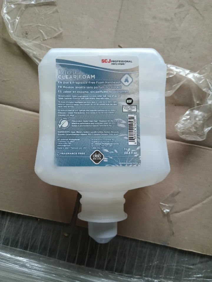 SCJ Professional Refresh Clear Foam Handwash - 1 Liter