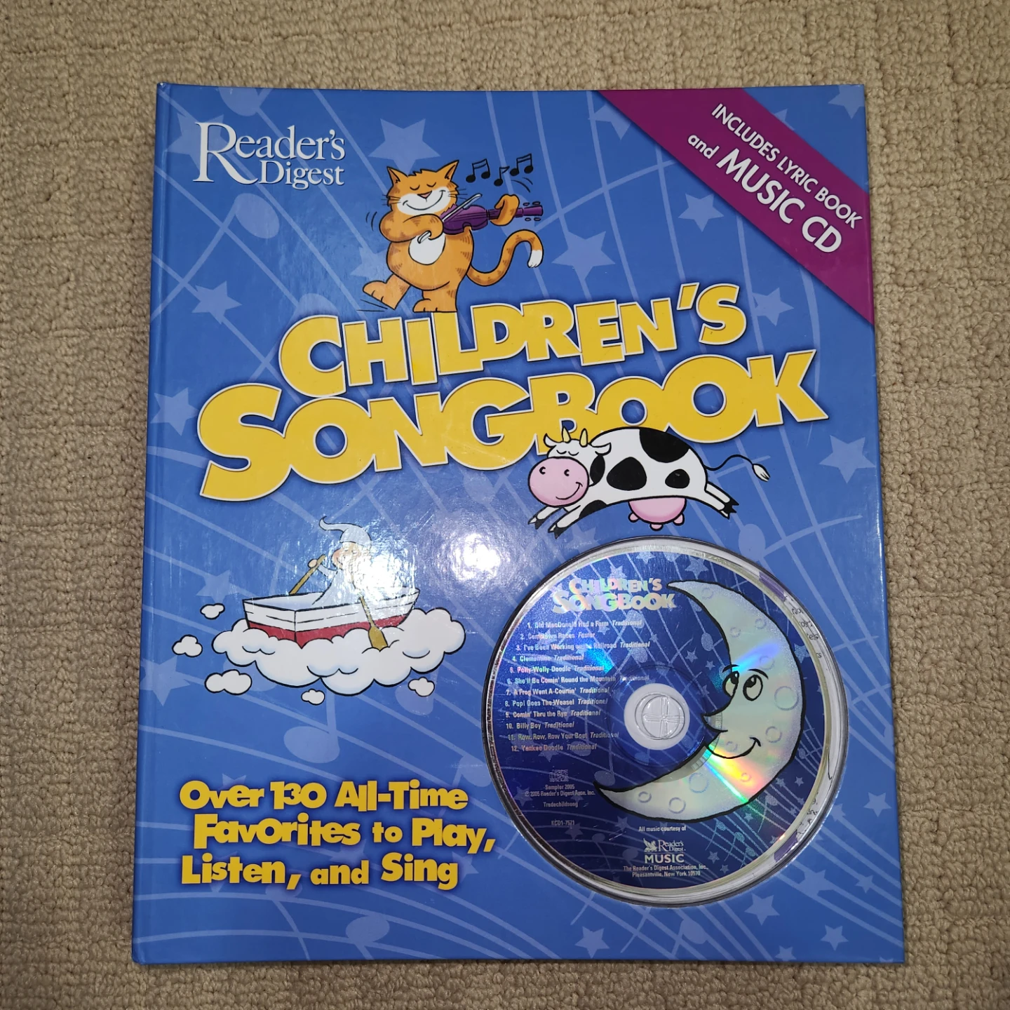 Reader's Digest Children's Songbook with Lyric Book and Music CD