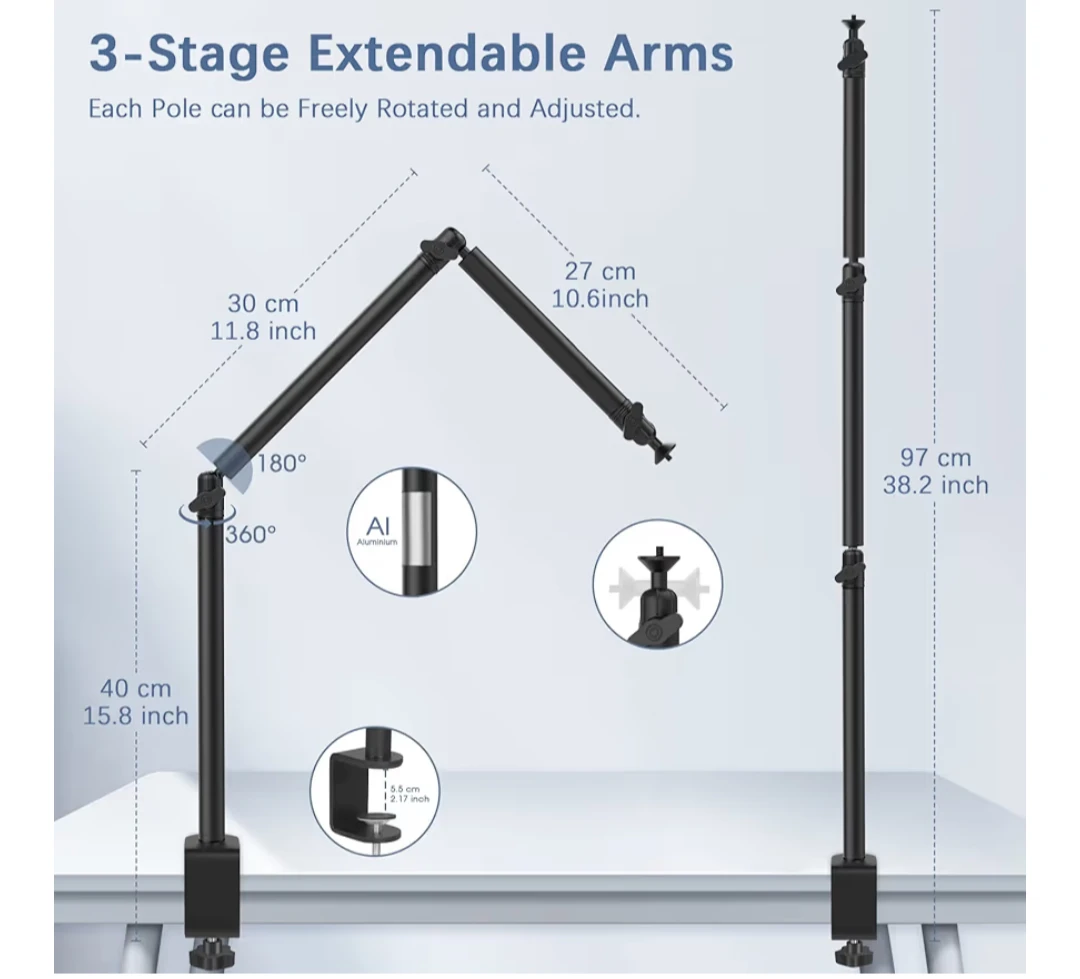 Voplls Home Theater Projector & Desk Mount - photo 5