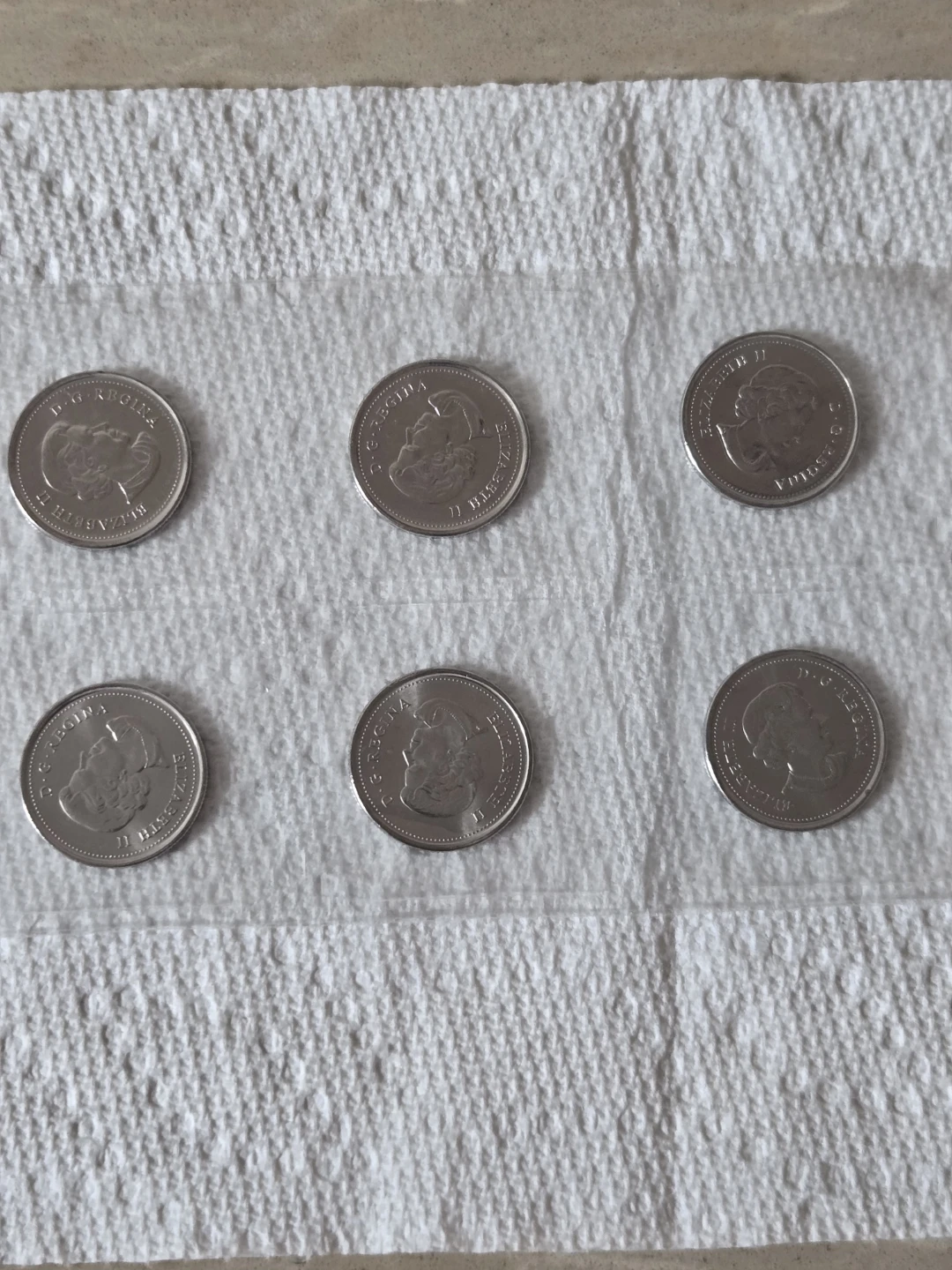 2011 Six Canadian Quarter Coins - photo 2