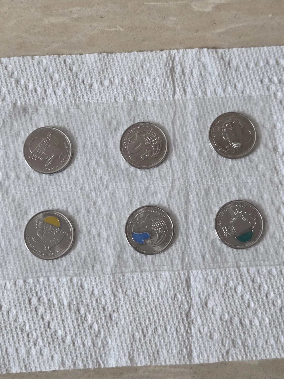 2011 Six Canadian Quarter Coins - photo 3