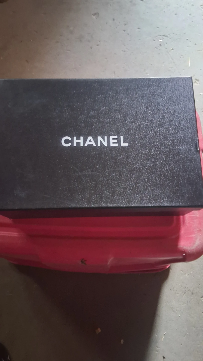 CHANEL Pearl Embellished Slide Sandals