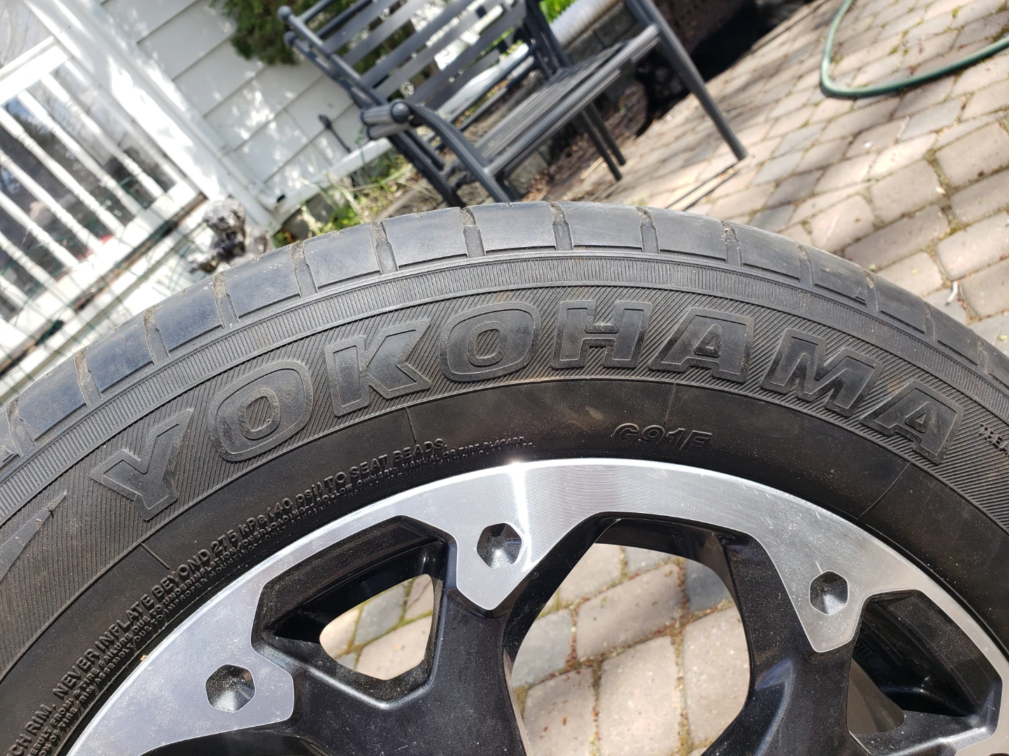 Subaru 2023 stock rims and Yokohama Geolandar set of 4 - photo 3