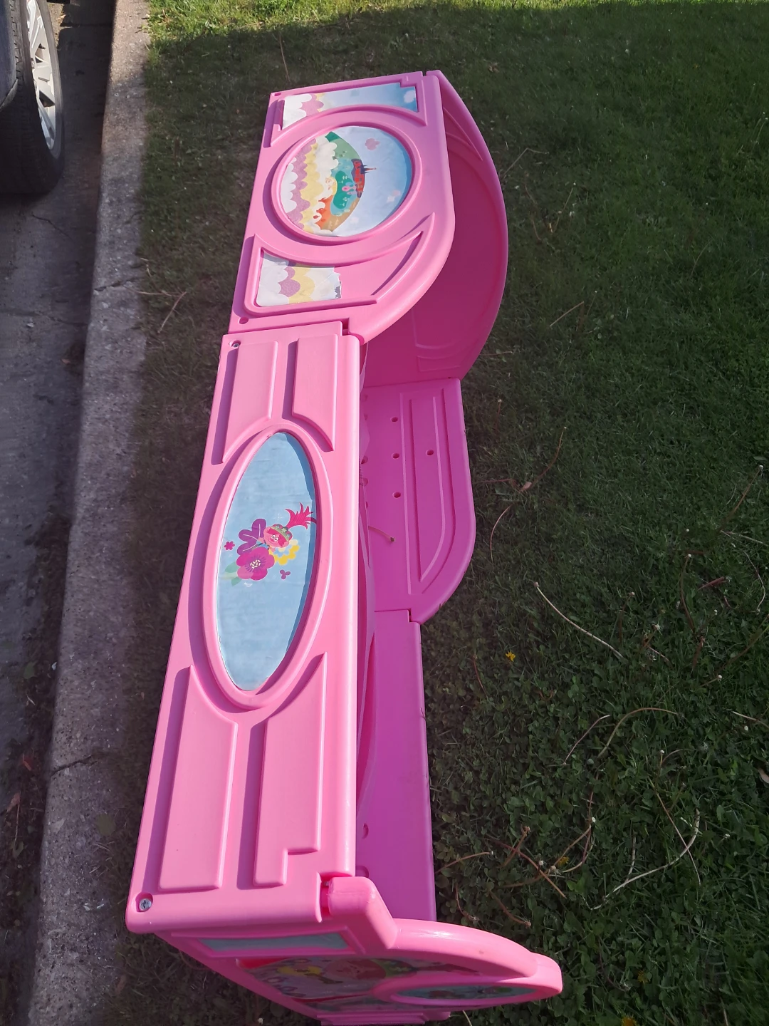 Delta Children Toddler Bed with Canopy Pink