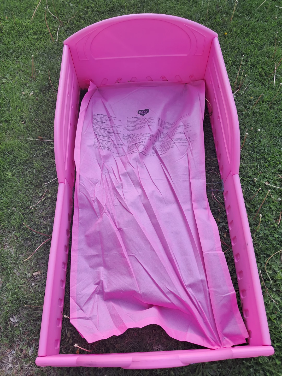 Delta Children Toddler Bed with Canopy Pink - photo 2