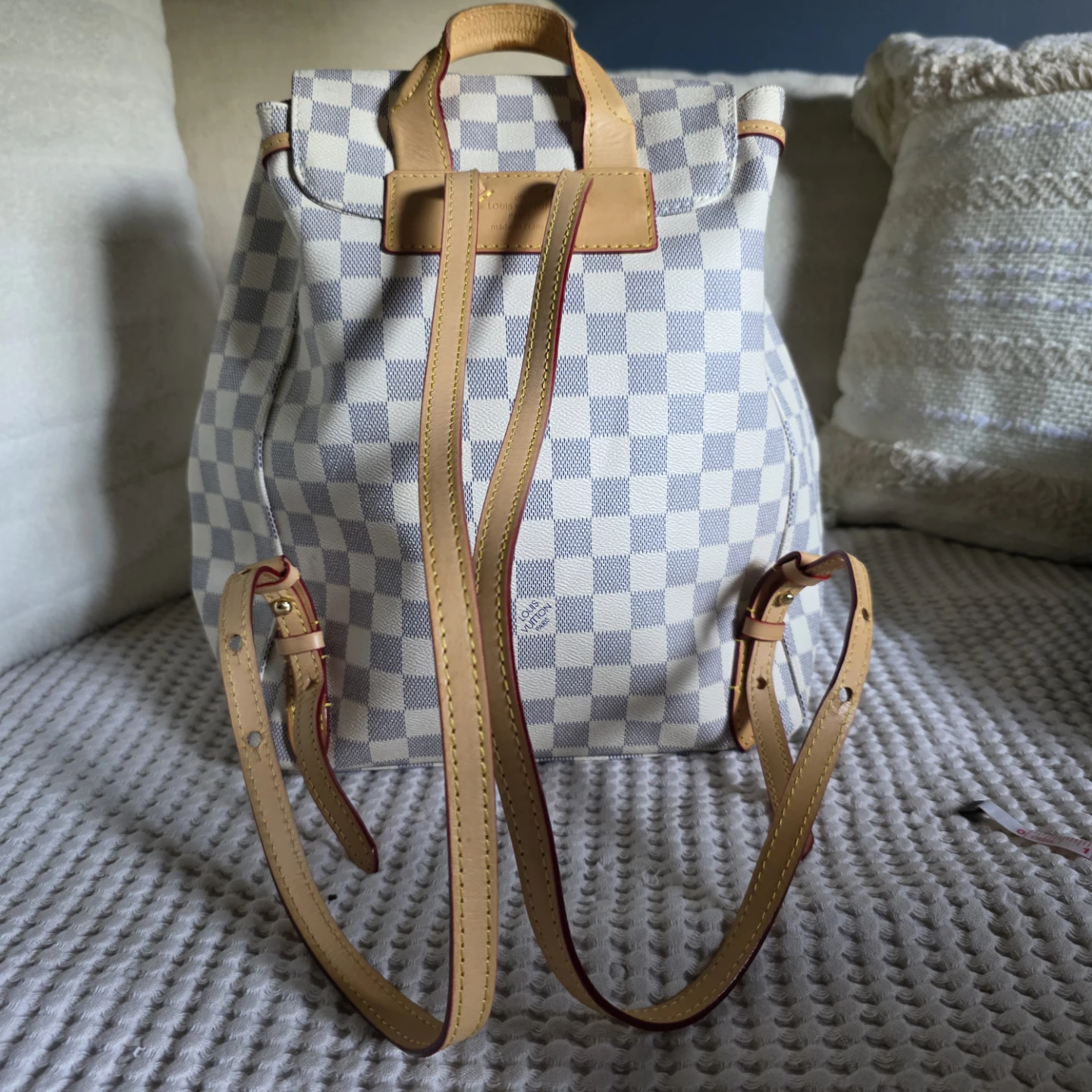 (150) Louis Vuitton Damier Azur Canvas Montsouris Backpack PM - photo 4