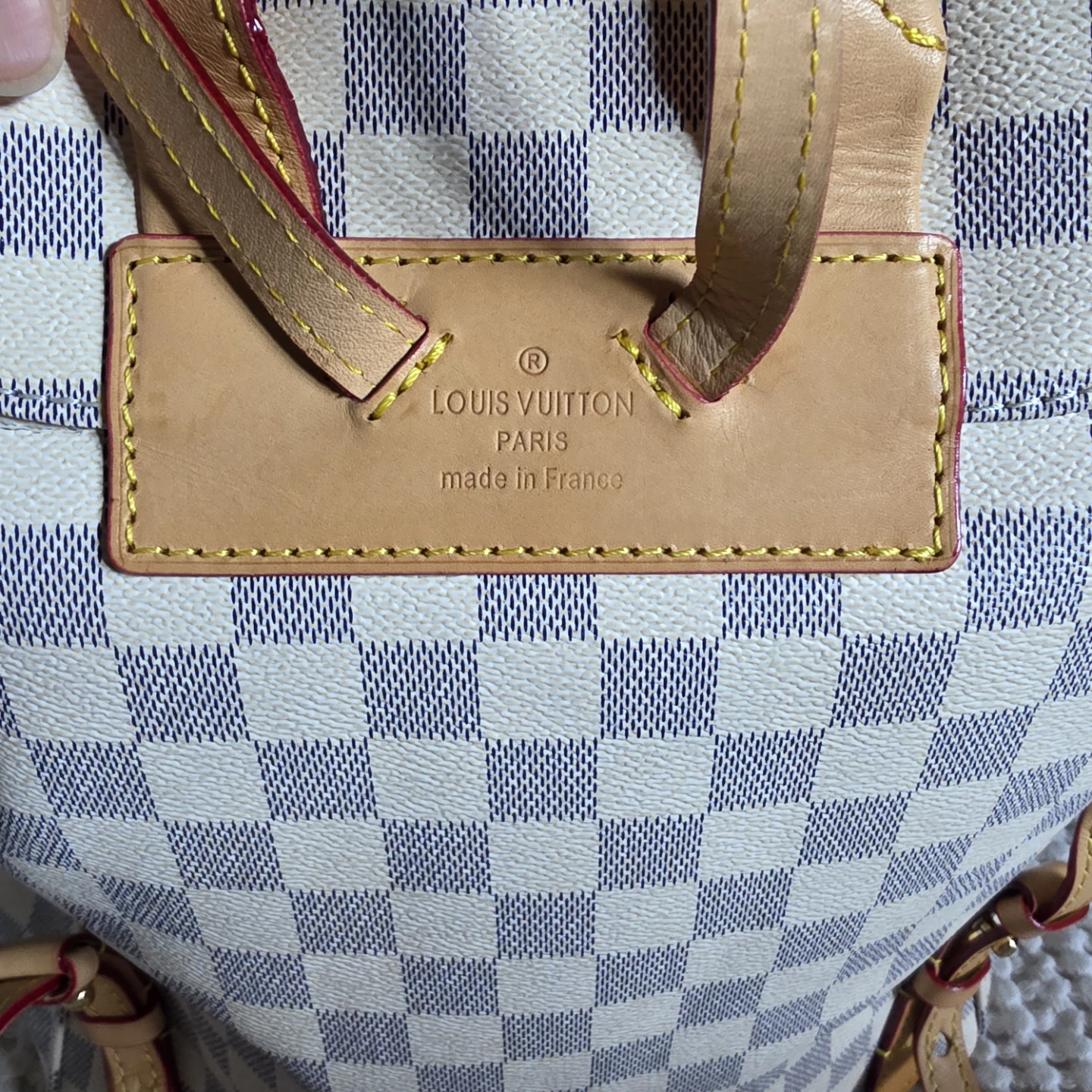 (150) Louis Vuitton Damier Azur Canvas Montsouris Backpack PM - photo 5