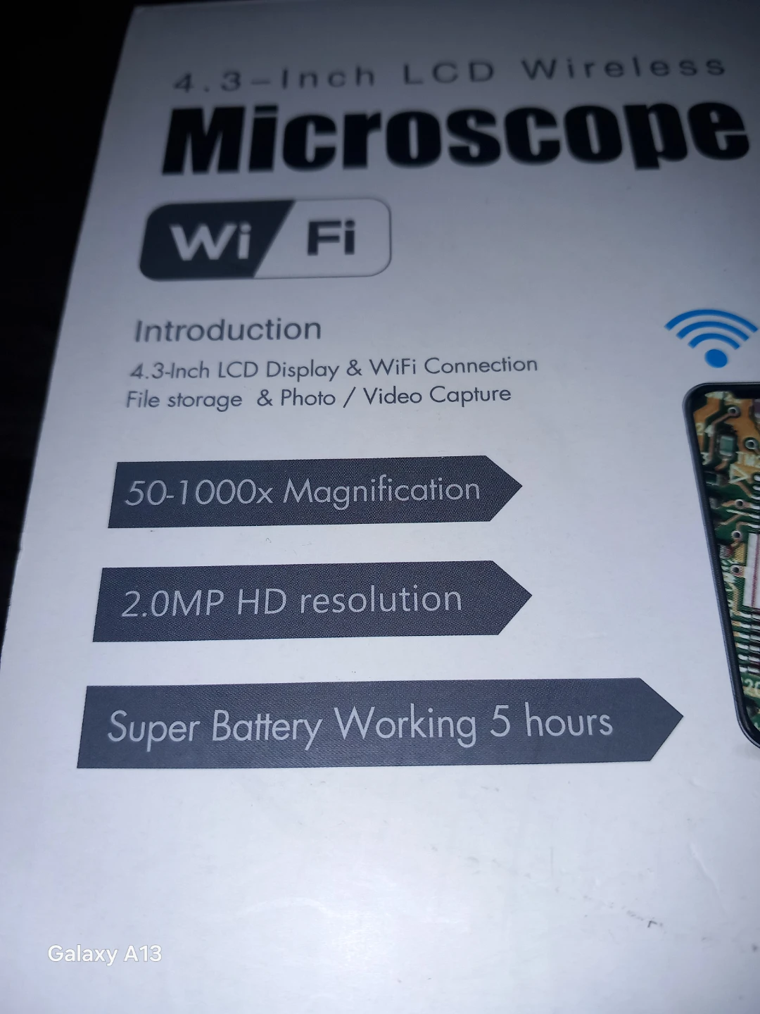4.3-Inch LCD Wireless Microscope with Wi-Fi - photo 3