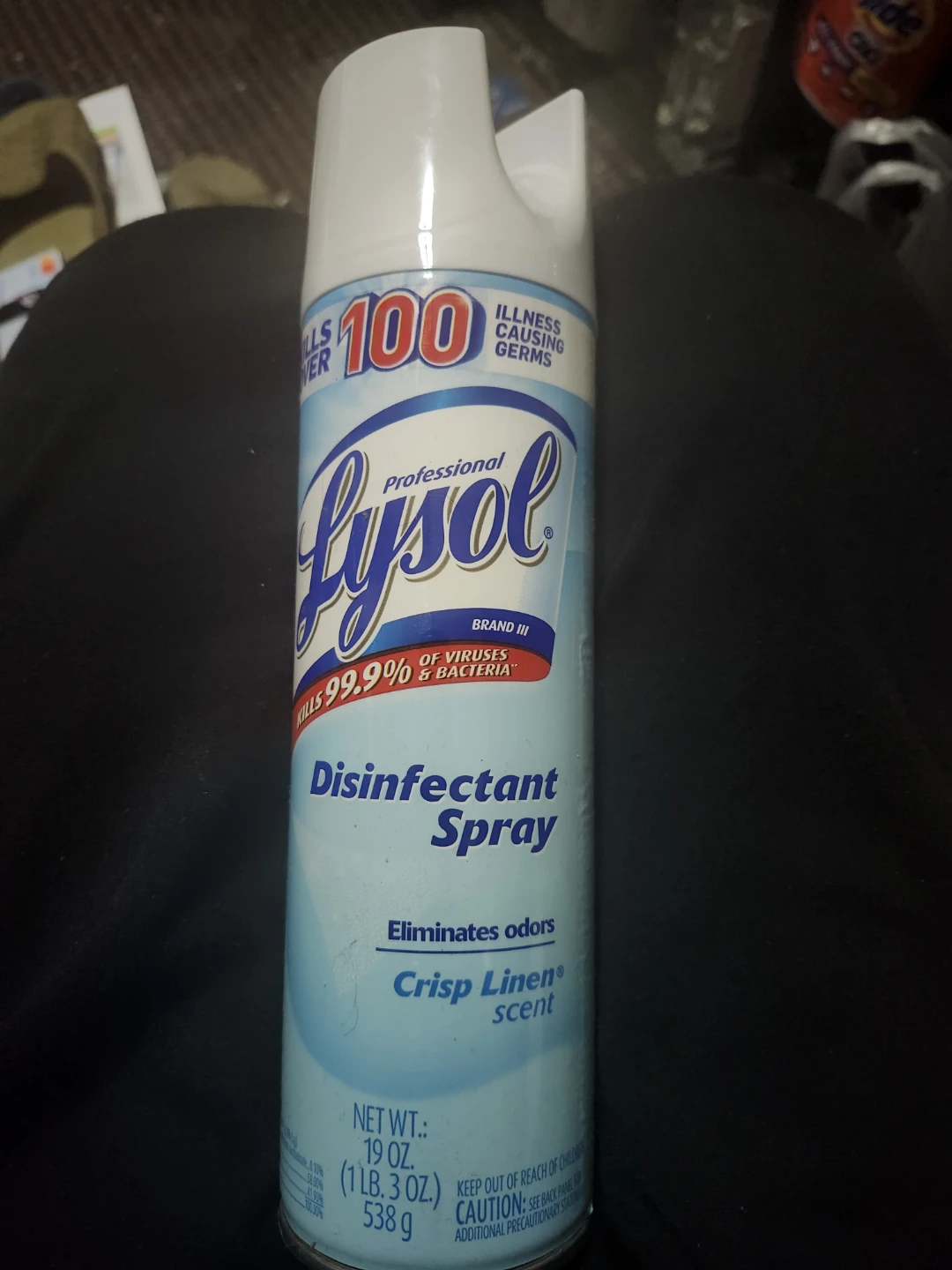 Lysol Professional Disinfectant Spray, Crisp Linen, 19 oz
