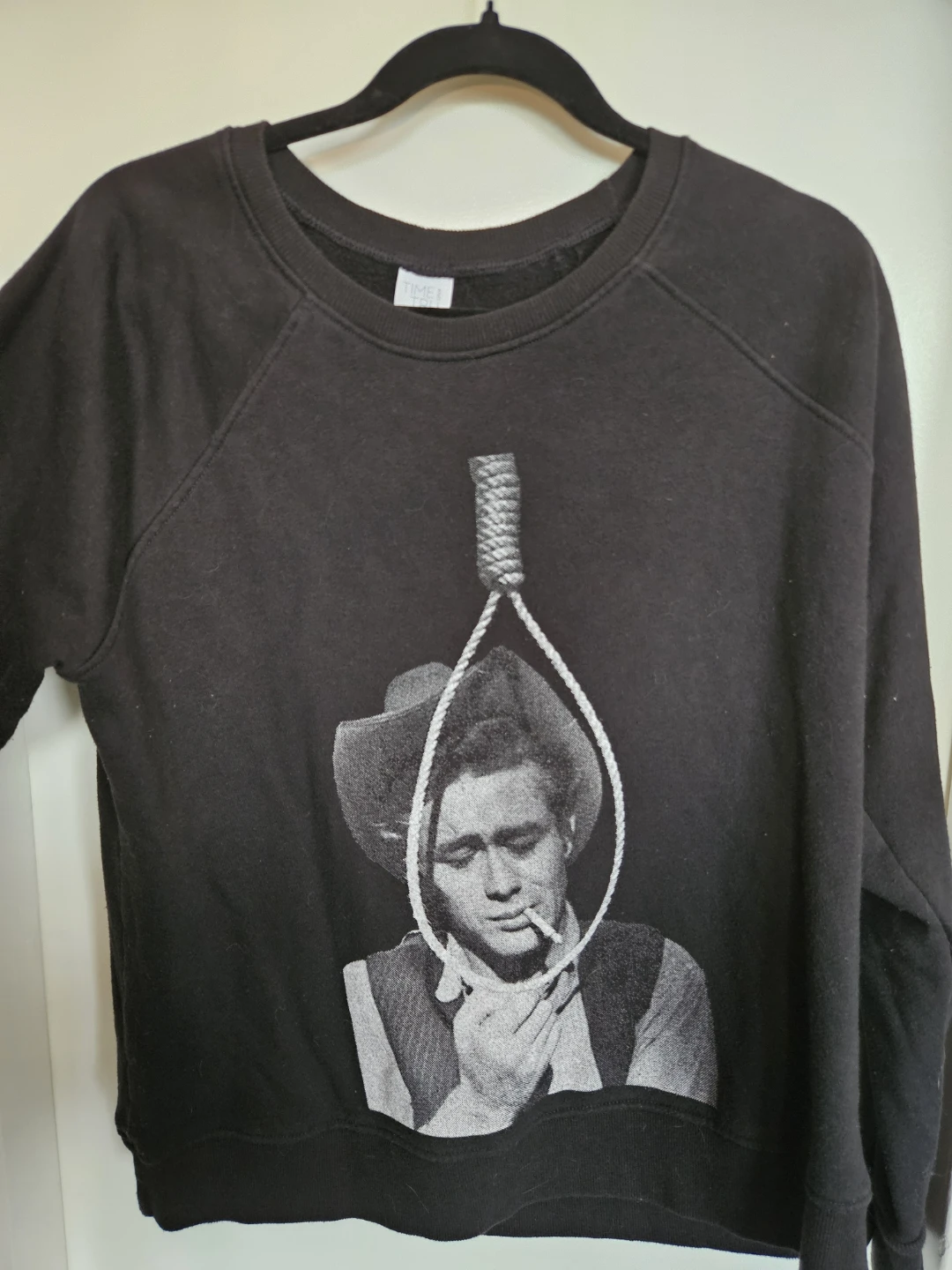 Black James Dean Graphic Sweatshirt