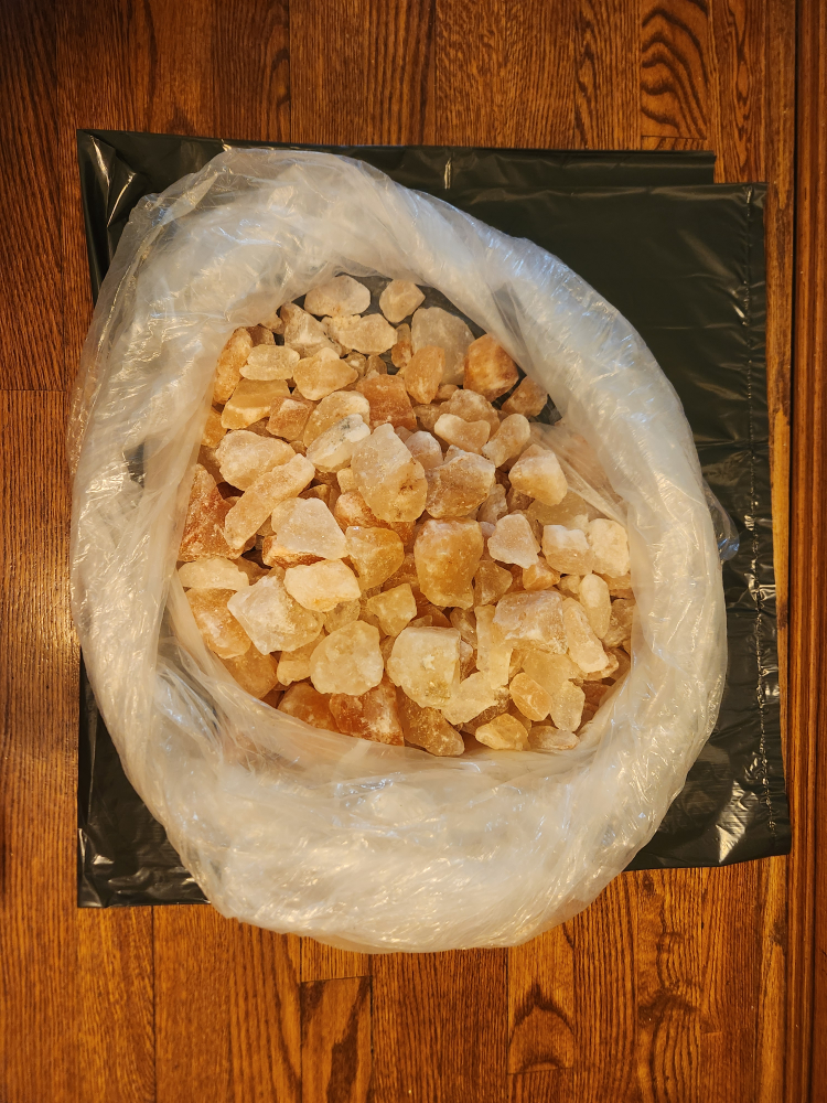 Bag of Himalayan Pink Salt Chunks