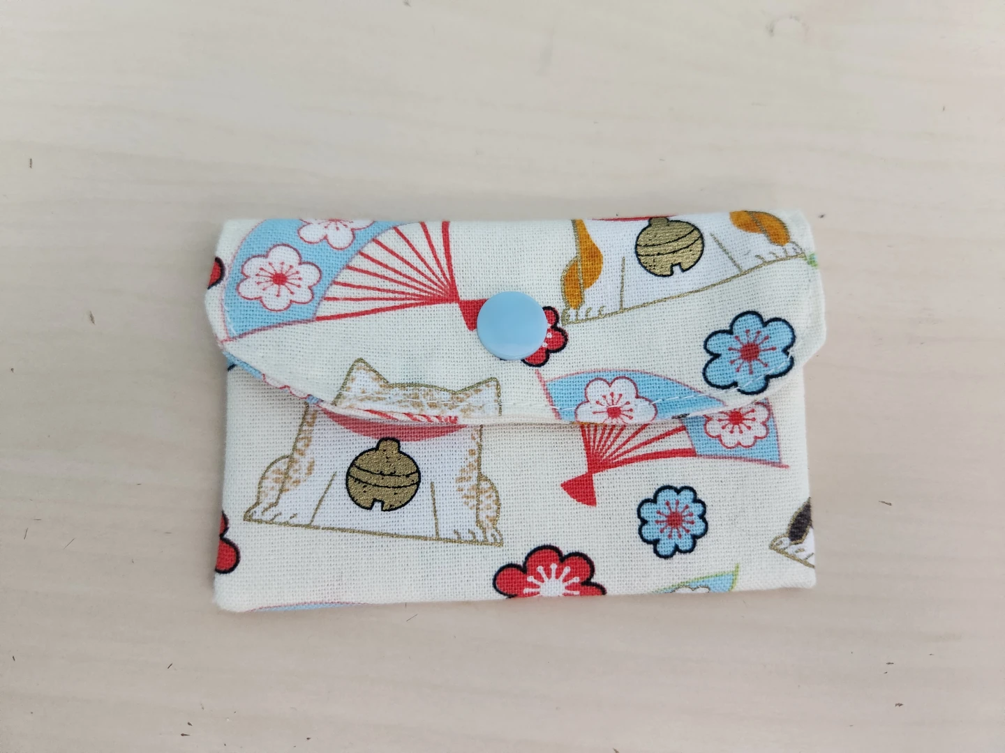 Hand Made Shiba Inu Fabric Card Holder