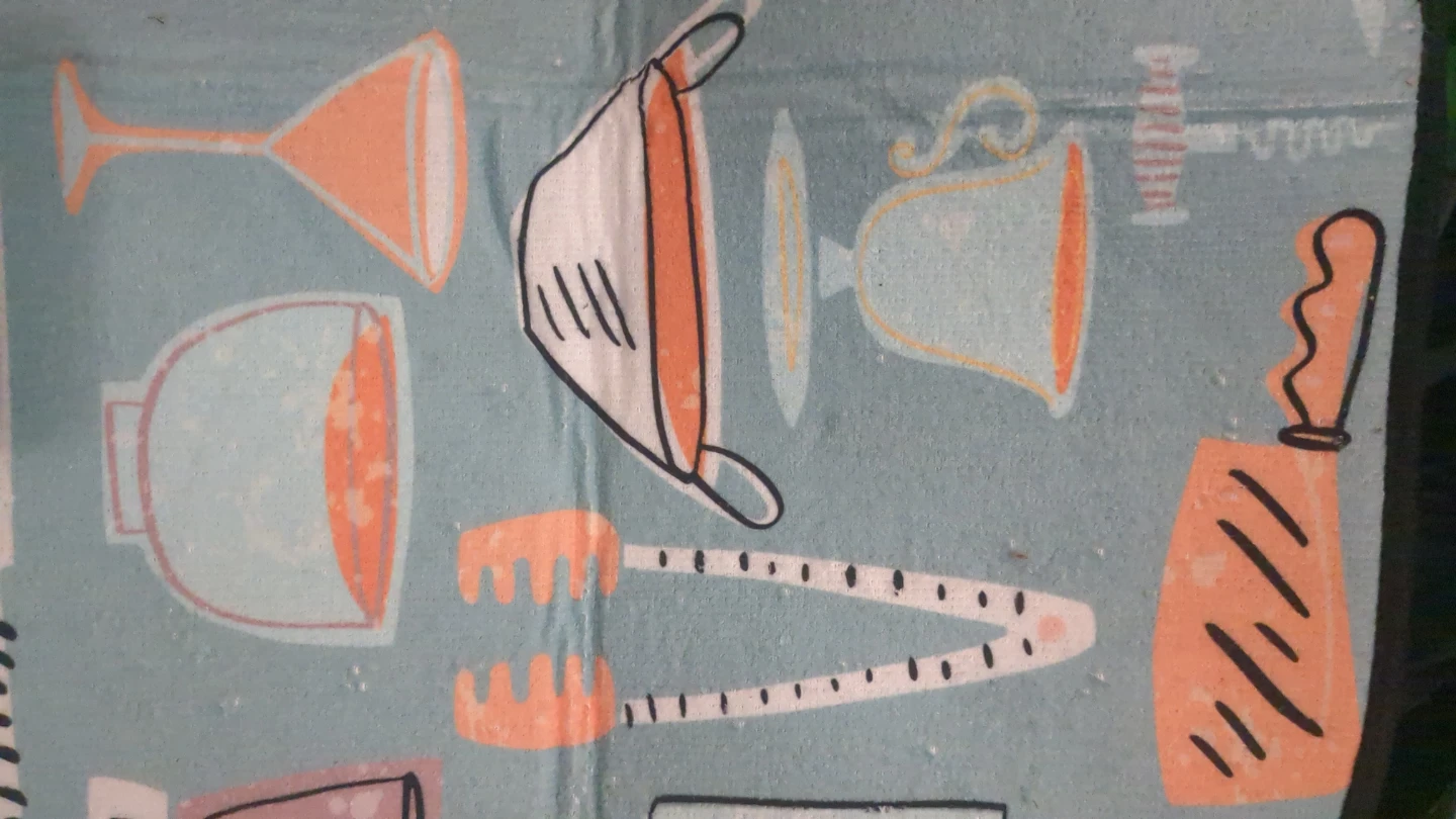Kitchen Mat - Cute Cooking Utensil Design - photo 2