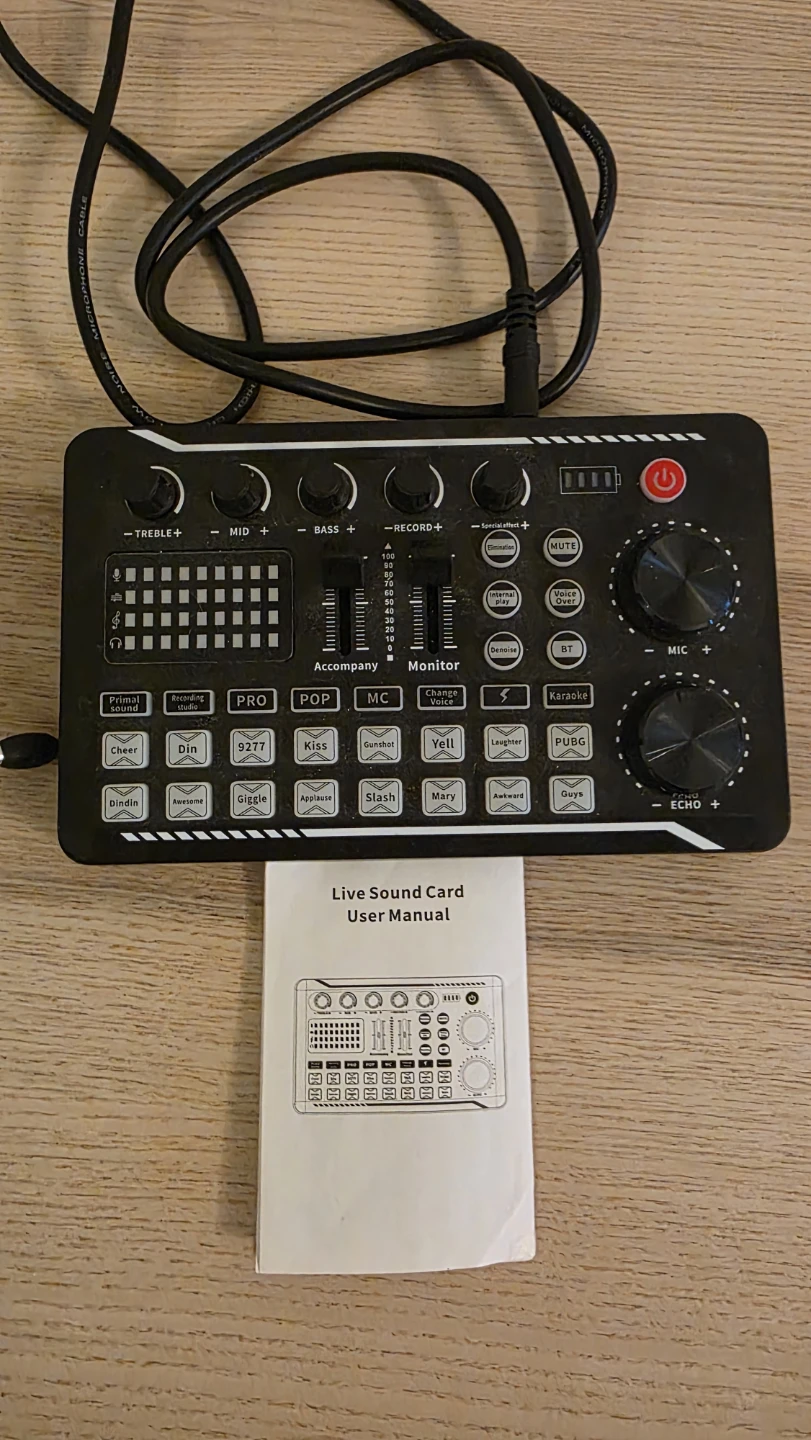 Live Sound Card and Microphone Set - photo 2