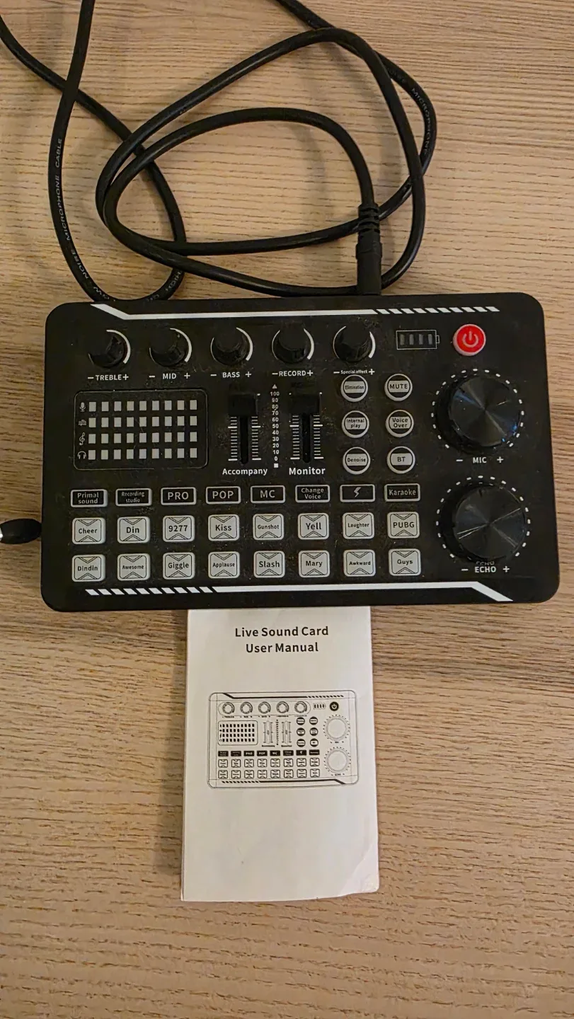 Live Sound Card and Microphone Set - photo 2