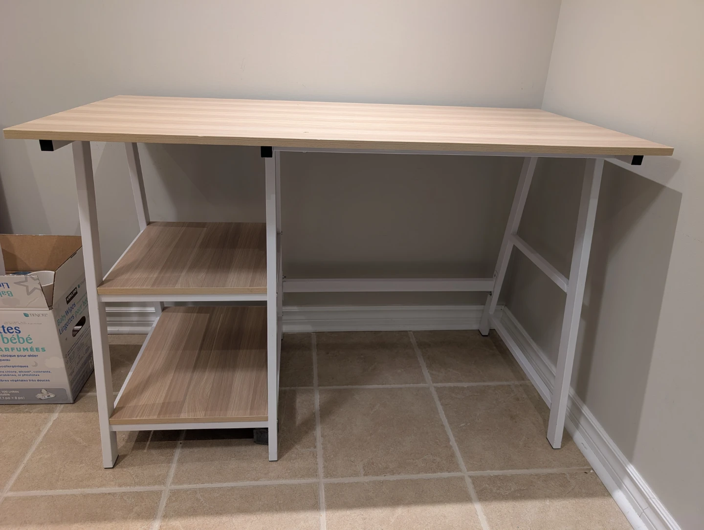Two-Tier Shelf Desk