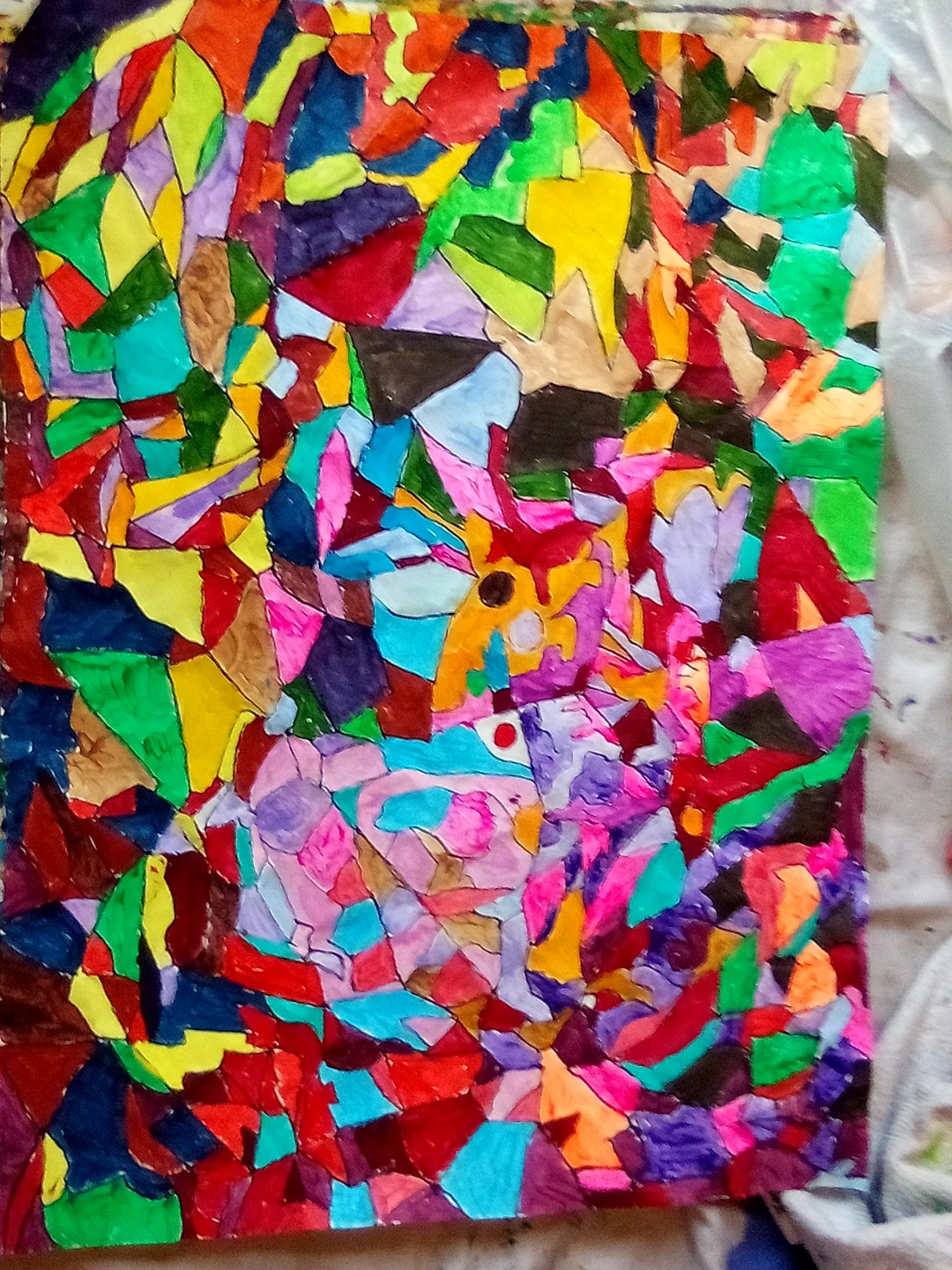 'Crushism' Abstract acrylic paintings on demand