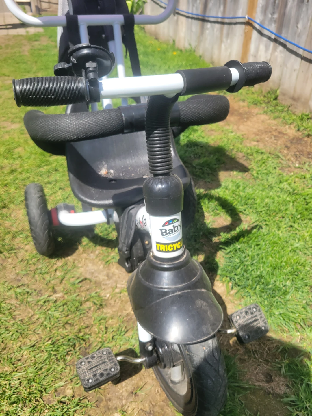 Baby Tricycle with Canopy and Parent Handle - photo 2