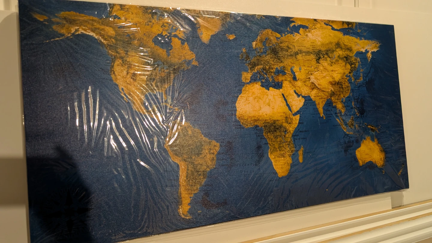 World Map Canvas Wall Art