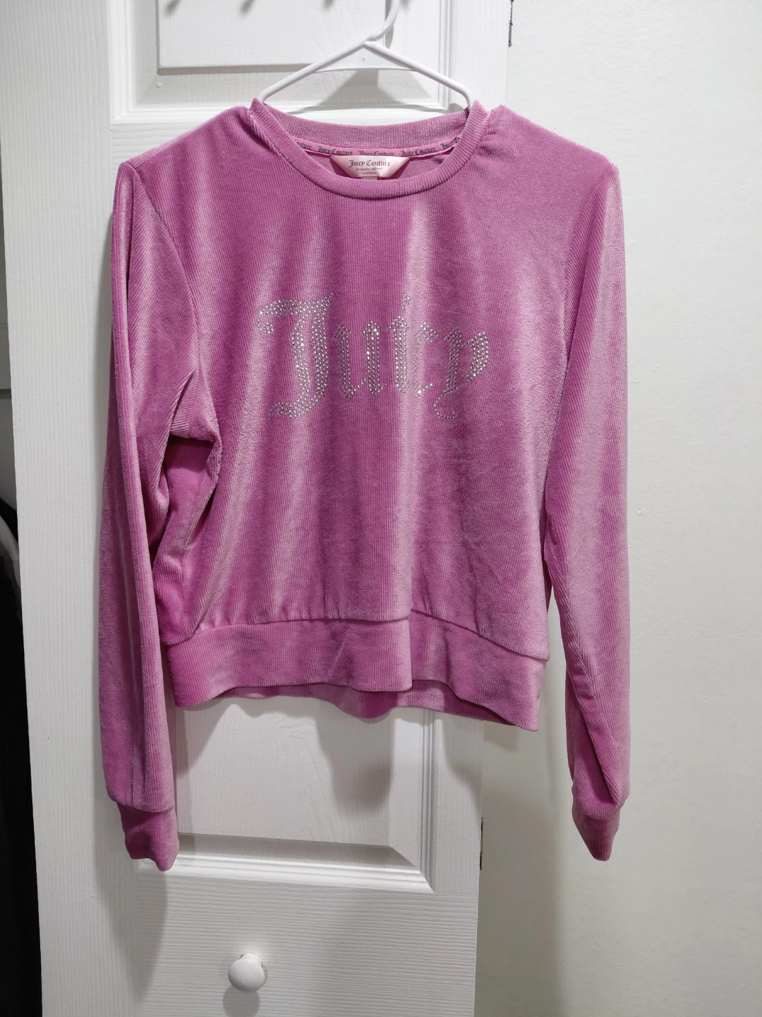 Juicy Couture Velour Sweatshirt Pink Size M