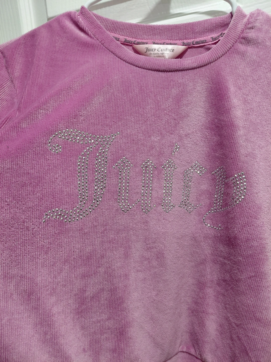 Juicy Couture Velour Sweatshirt Pink Size M - photo 2