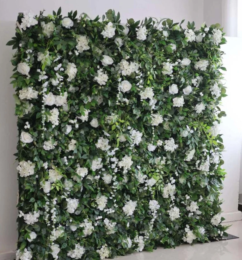 Artificial Flower Wall Backdrop - photo 2