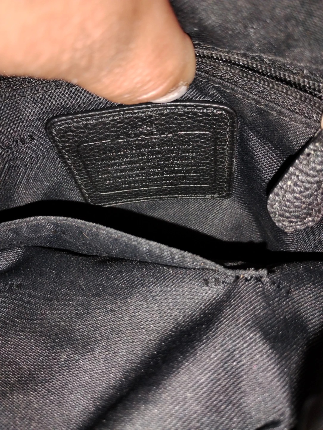 Coach Black Pebbled Leather Backpack Purse - photo 2