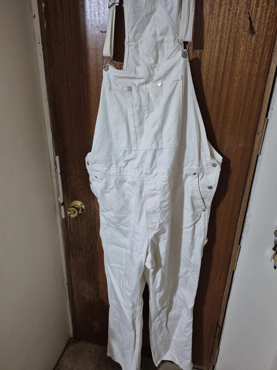 3XL size: H&M White Relaxed Fit Overalls