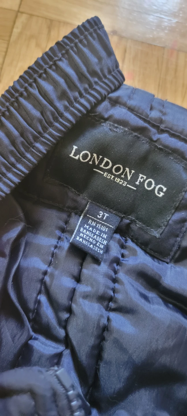 London Fog Navy Snow Bibs - Size 3T - photo 2