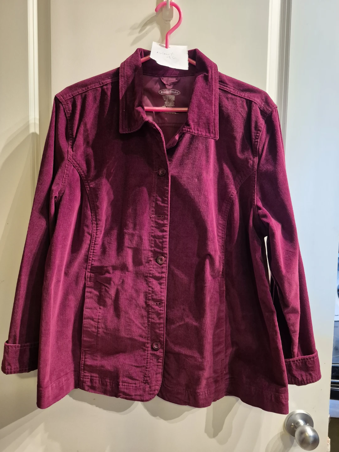 Burgundy Fall jacket