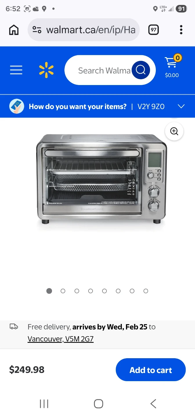 Hamilton Beach Sure-Crisp Air Fry & Grilling Oven