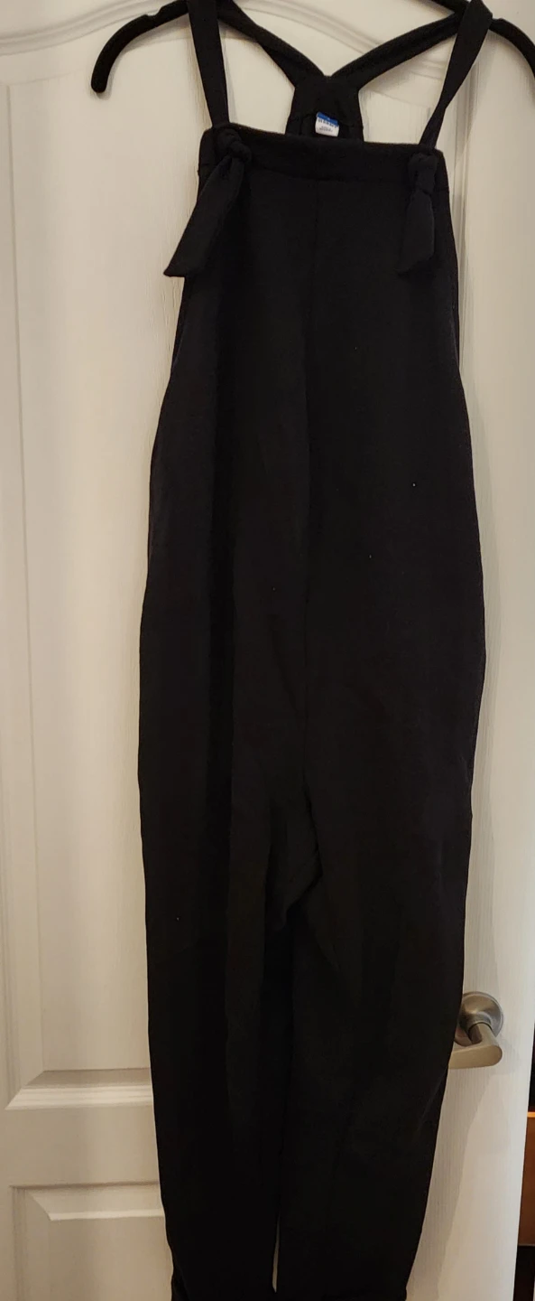 Old Navy Maternity Black Overalls Size M