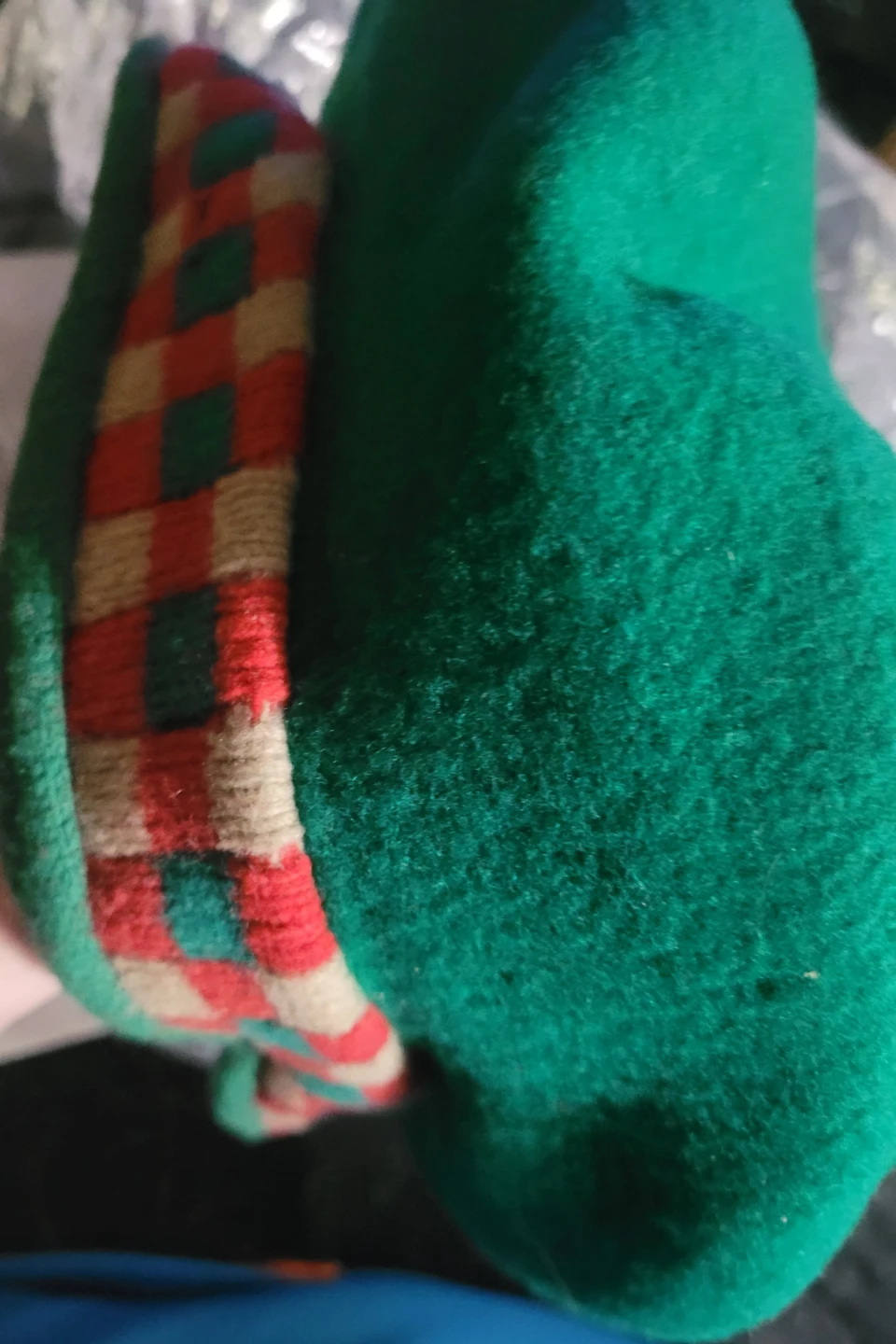 Glen Allan Curling Tam Hat - Green Wool - Size M - photo 2