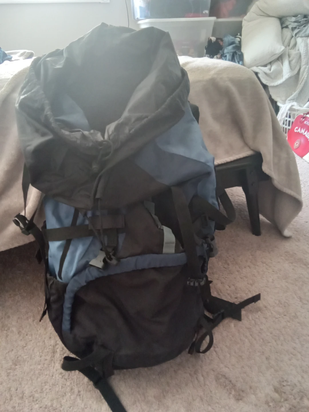 Backpack - Blue and Black Hiking Pack - photo 3