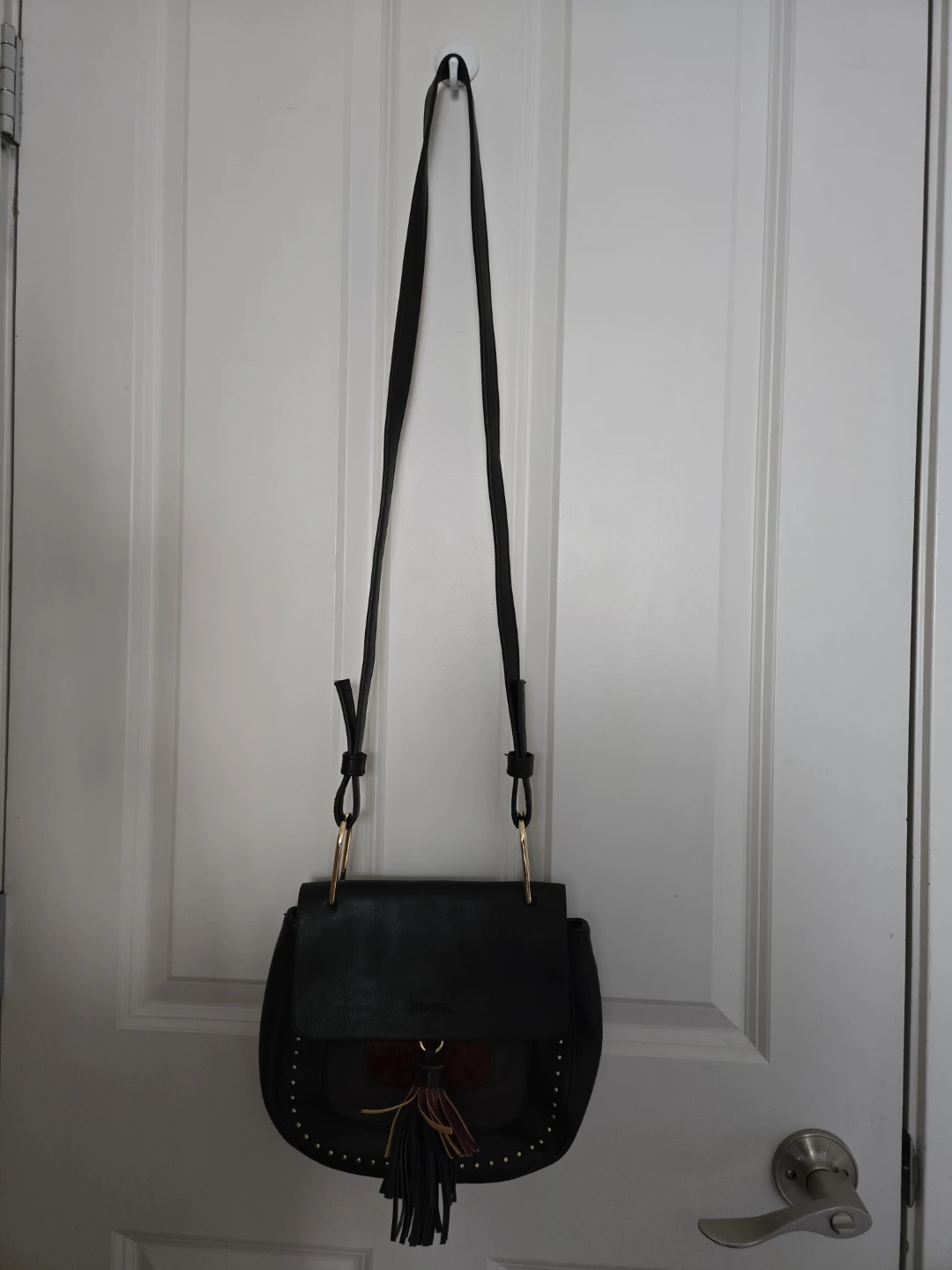 JOANEL Black Crossbody Bag with Tassel - photo 3