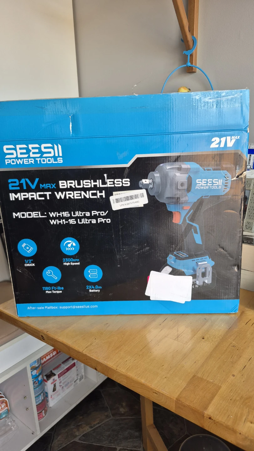 1180Ft,lbs max 21V Max Brushless Impact Wrench WH16 Ultra Pro - photo 4