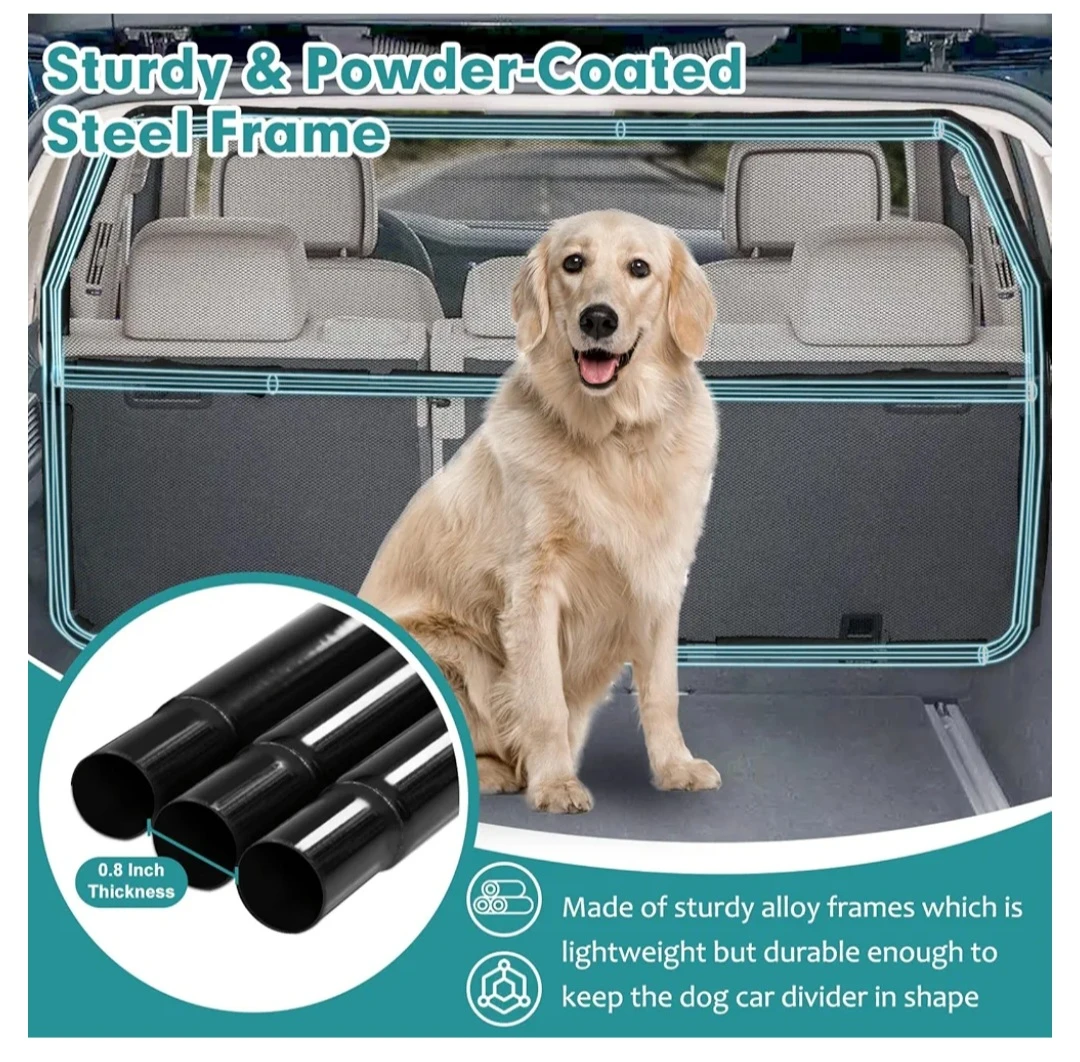 Foldable Dog Car Barrier - photo 4