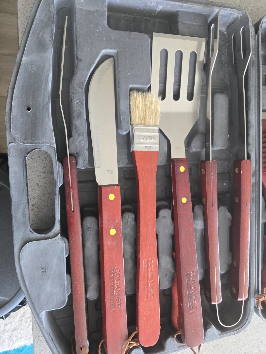 Gourmet Traditions BBQ Tool Set with Case - photo 3