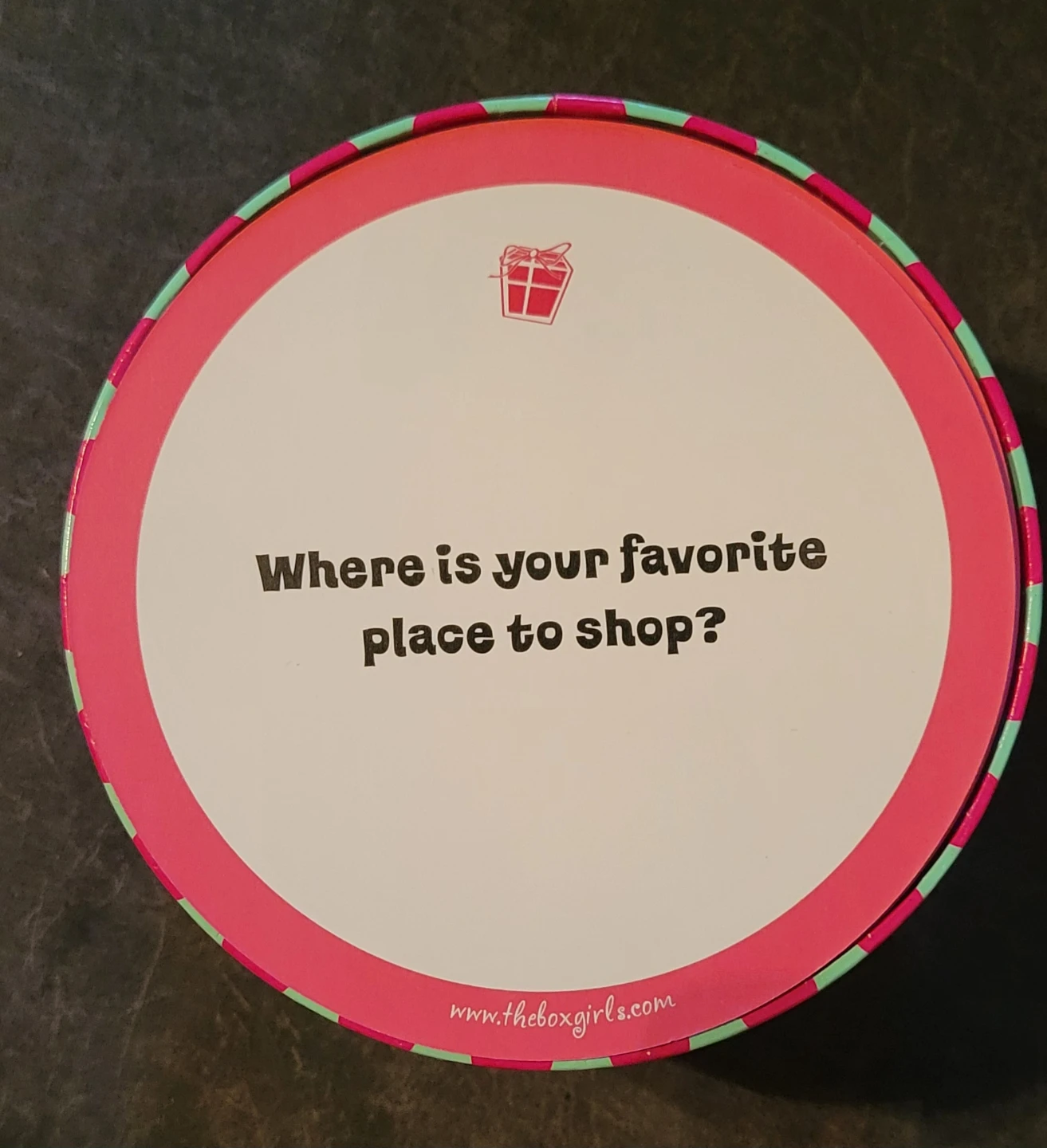 The Box Girls Slumber Party Box of Questions Game - photo 2