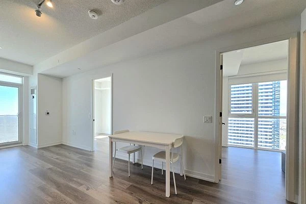 White Dining Table with Two Chairs