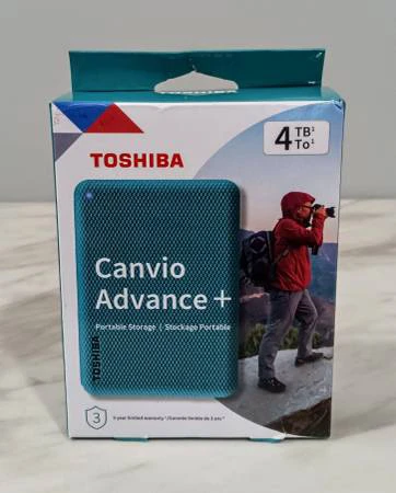 Toshiba Canvio Advance+ 4TB Portable External Hard Drive