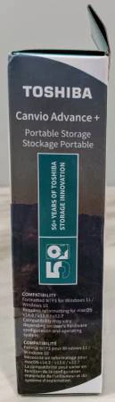Toshiba Canvio Advance+ 4TB Portable External Hard Drive - photo 3