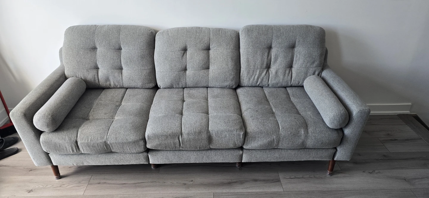 Grey Tufted Sofa modular sofa