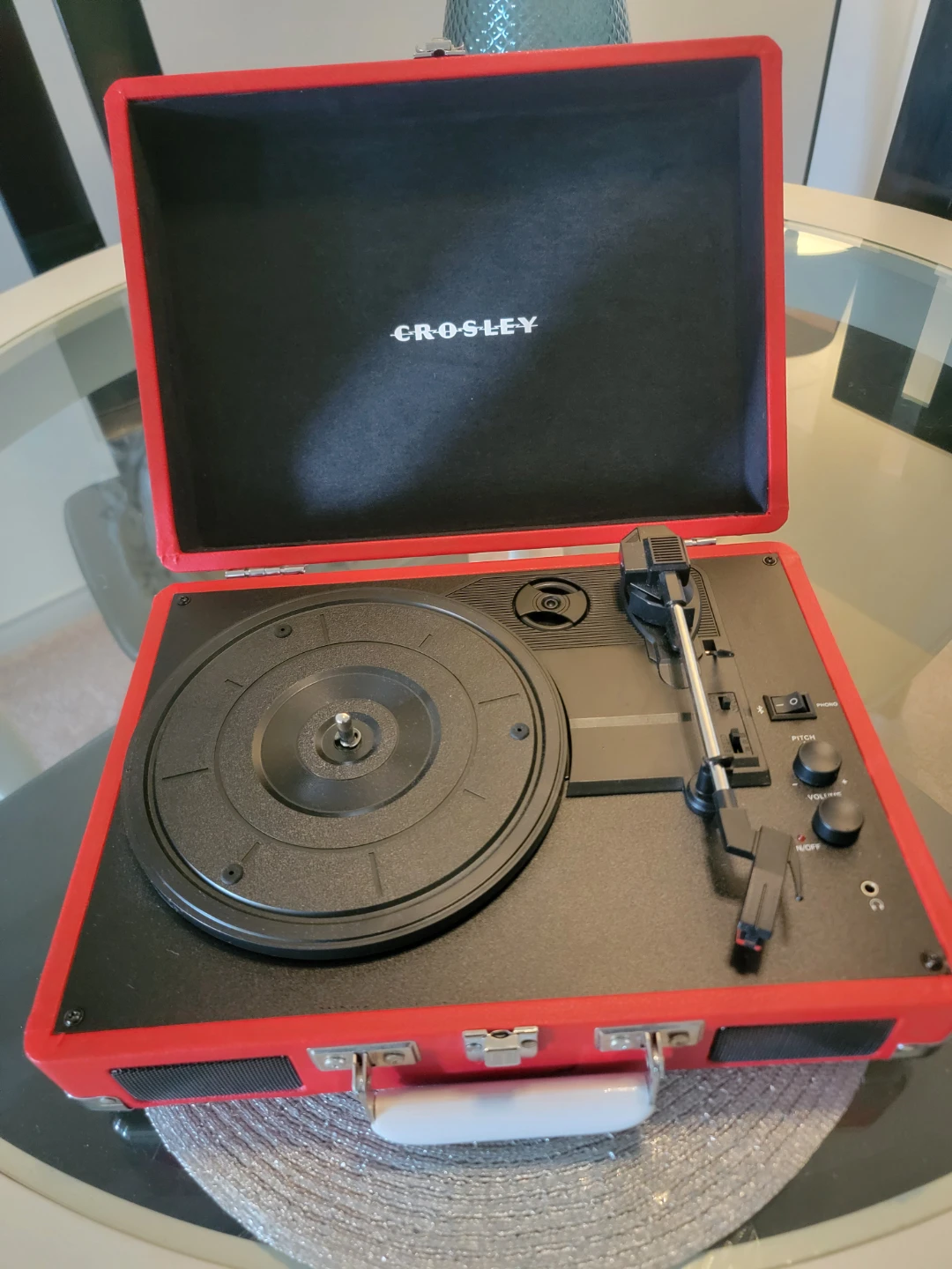 Crosley Red Record Player